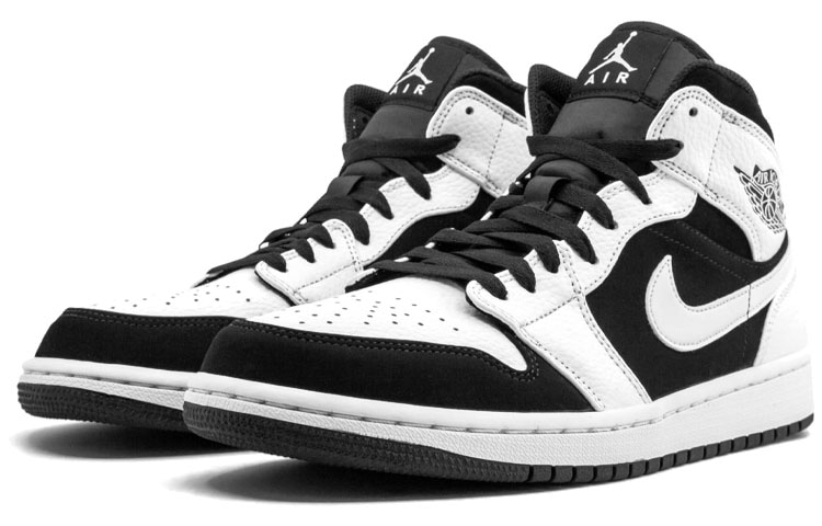 Jordan Air Jordan 1 Mid Black White Panda — фото 2