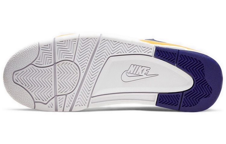 Nike Flight Legacy White Blue Yellow — фото 5