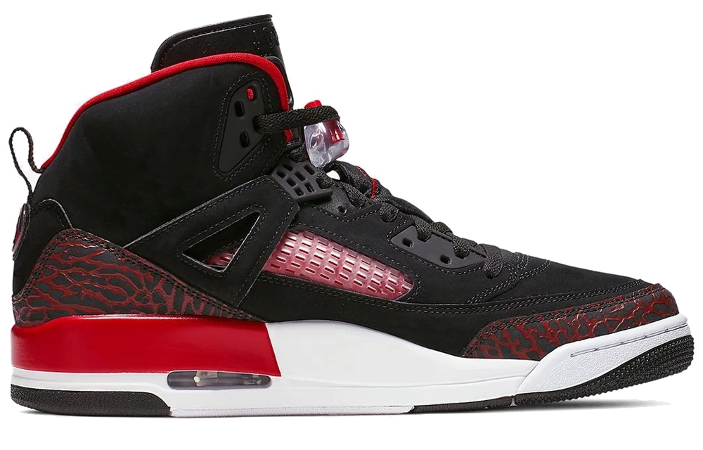Jordan Spizike Low Black Red — фото 1