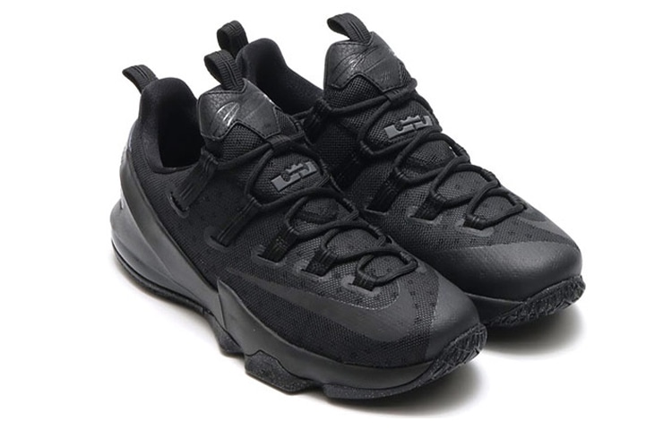 Nike Lebron 13 Low "Triple Black" — фото 2
