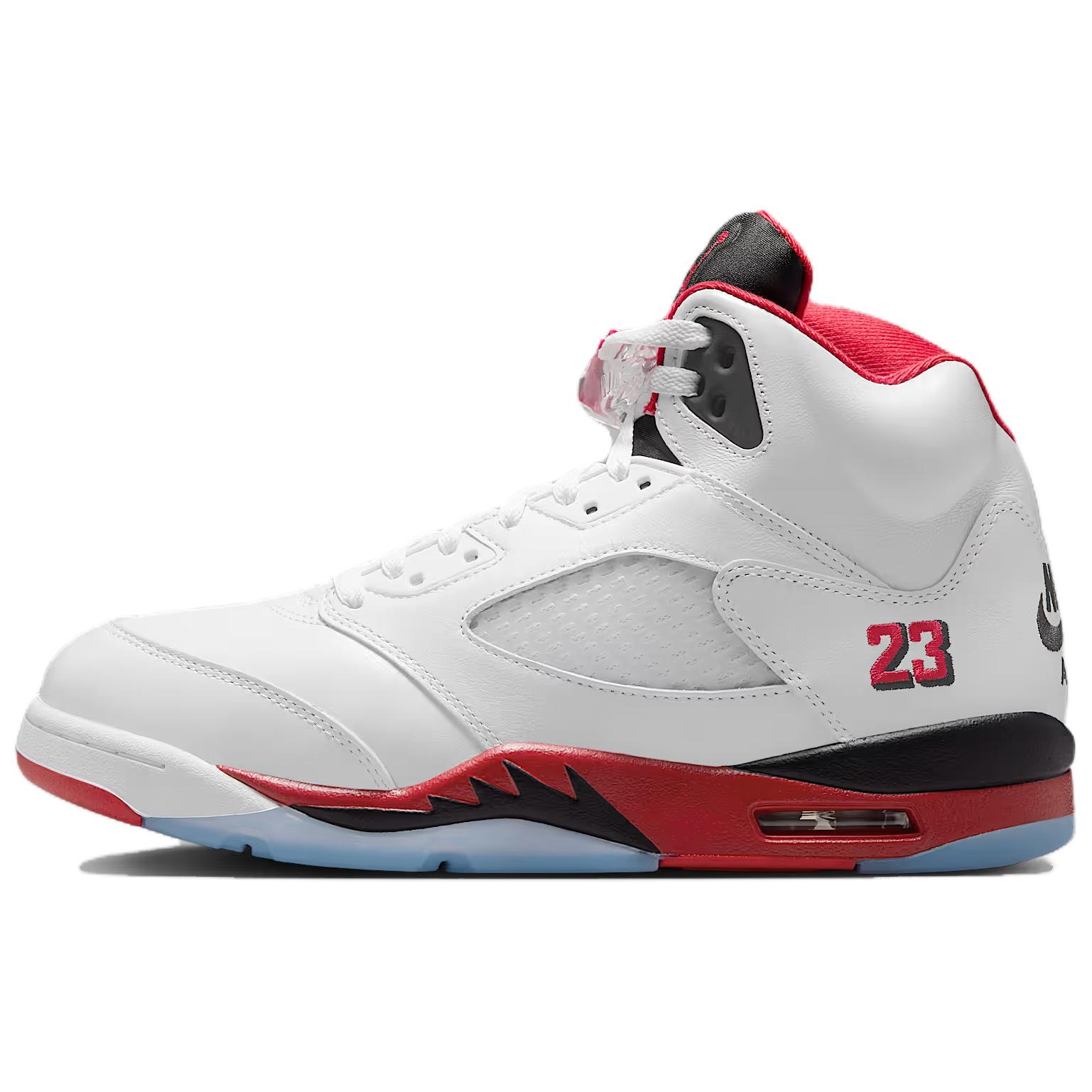 Jordan Air Jordan 5 Fire RedBlack Tongue