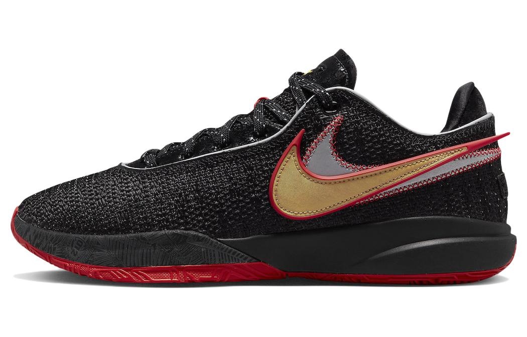 Nike LeBron 20 Low Black Gold Red