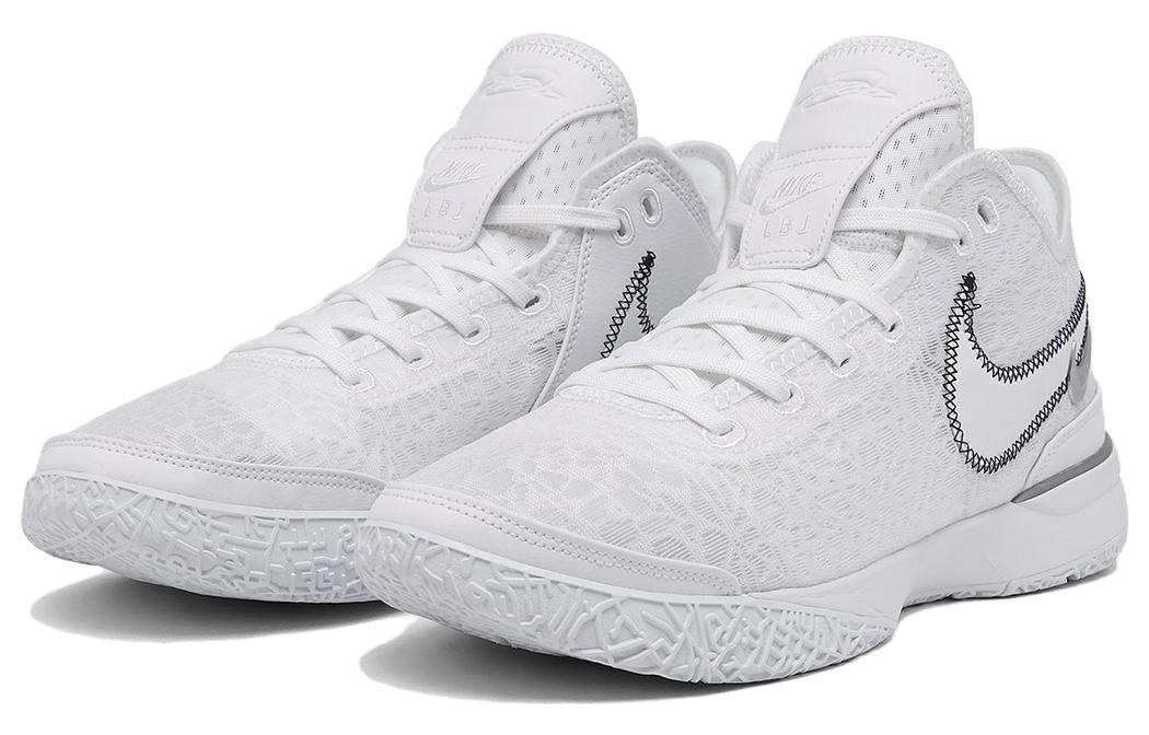 Nike LeBron NXXT Gen Zoom "White Metallic Silver" — фото 1