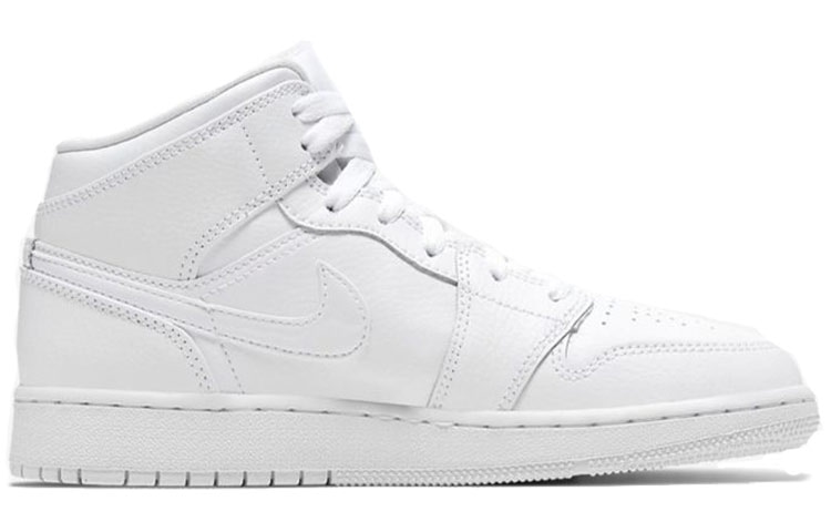 Jordan Air Jordan 1 Mid GS White — фото 1
