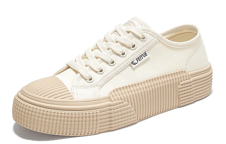 Feiyue Canvas Low Top Beige — фото 2