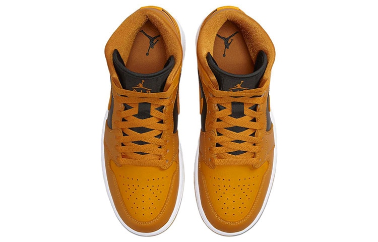 Jordan Air Jordan 1 Mid Orange Black — фото 3