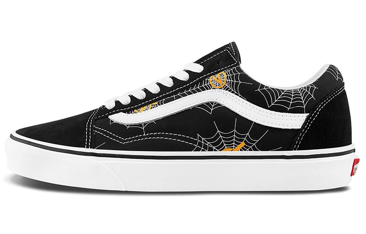 Кроссовки Vans Old Skool Black White Yellow