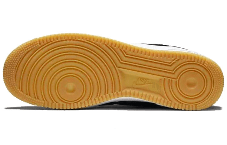 Nike Fragment Design x CLOT x Nike Air Force 1 Black Silk — фото 5