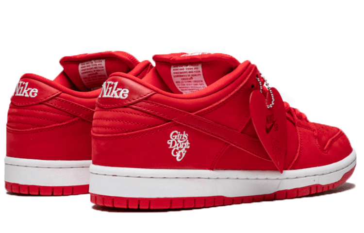 Nike Dunk SB Verdy Girls Don't Cry Osaka Exclusive Low Red White — фото 2