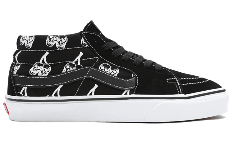 Vans SK8 Mid Black White — фото 1