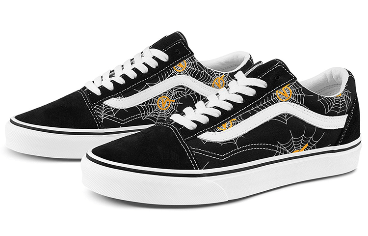 Vans Old Skool Black White Yellow — фото 1