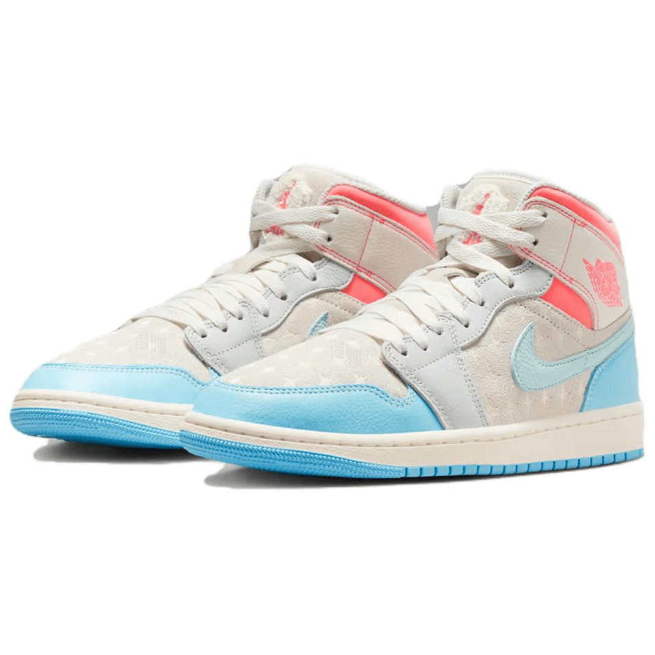 Jordan Air Jordan 1 Mid White Blue — фото 2