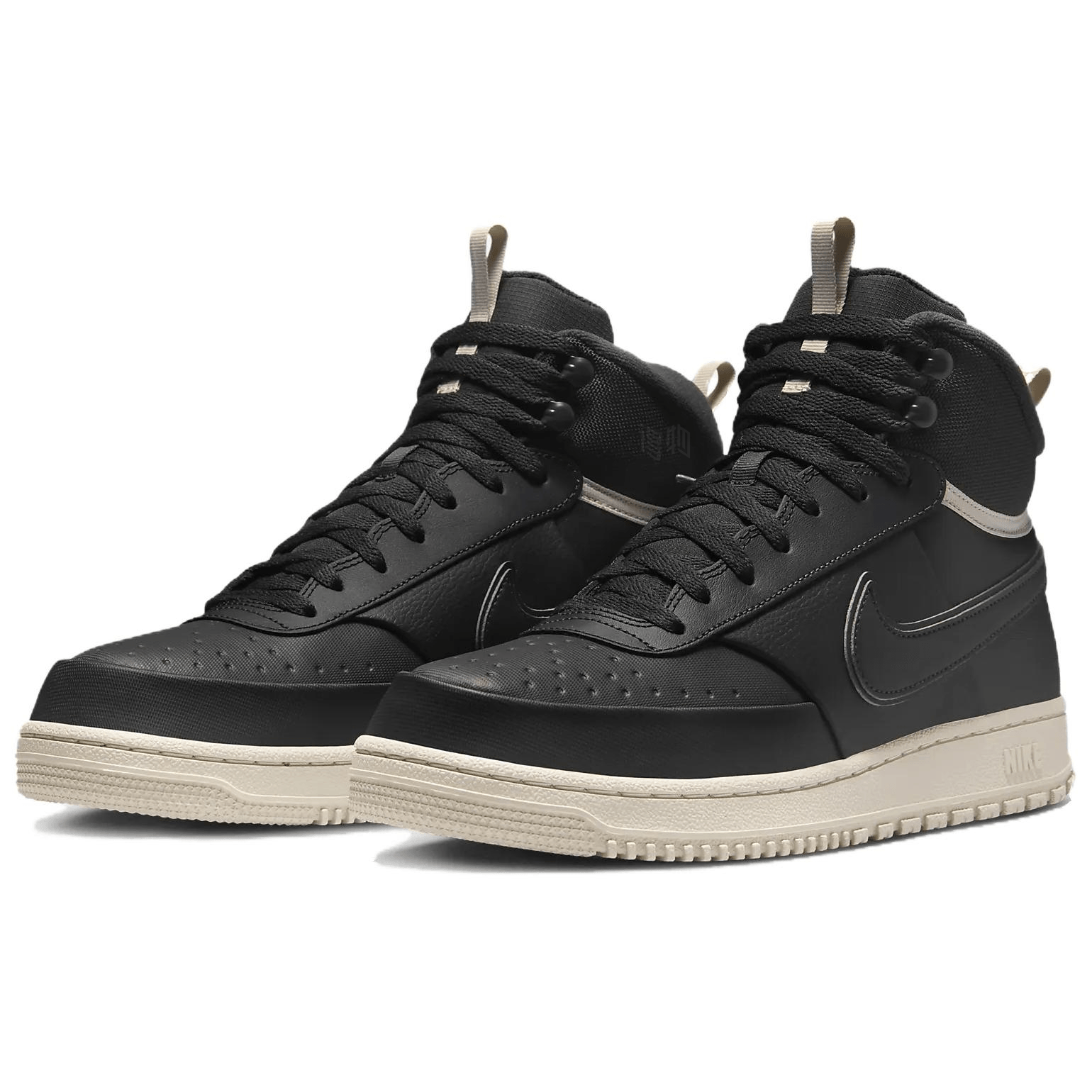 Nike Court Vision Mid Black — фото 2