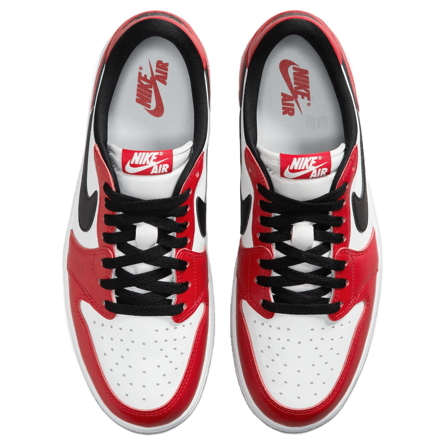 Jordan Air Jordan 1 Retro Low OG Black Muslin Varsity Red — фото 3