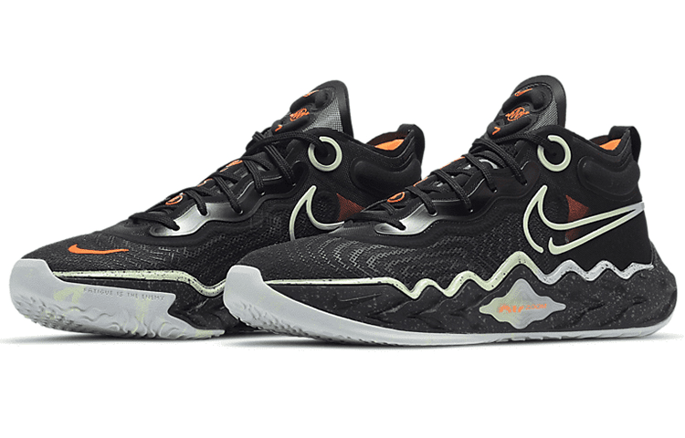 Nike Air Zoom G.T. Run EP Black Green Orange — фото 2