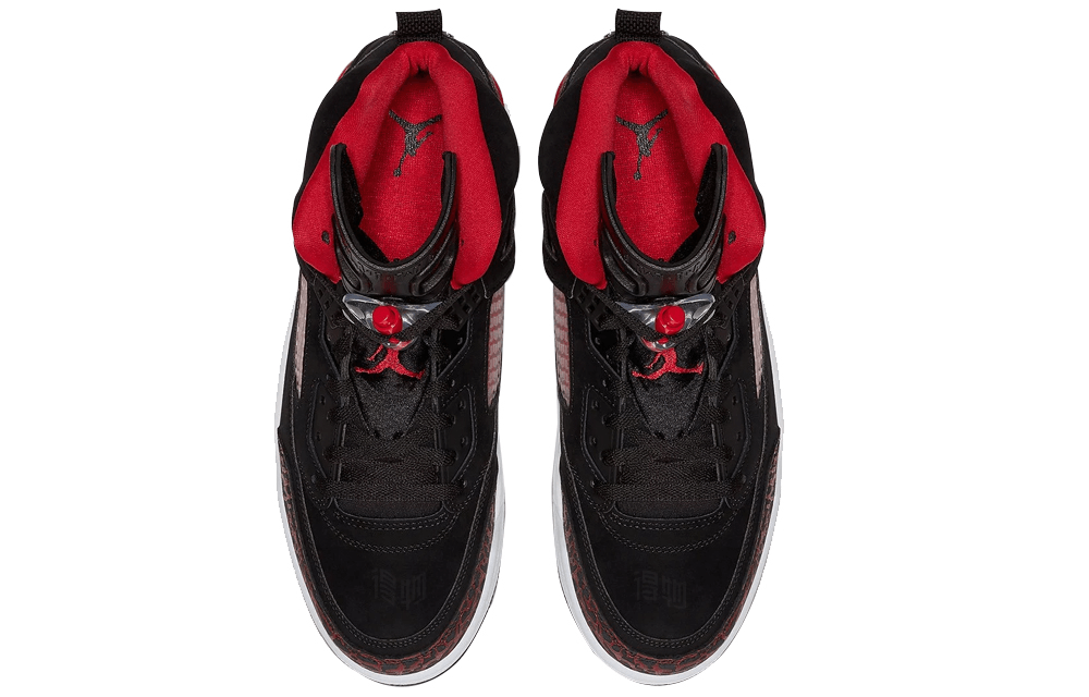 Jordan Spizike Low Black Red — фото 2