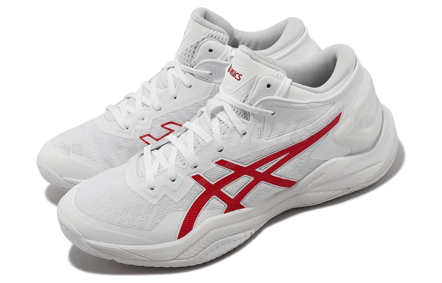 ASICS Gel-Burst 27 White Red — фото 2