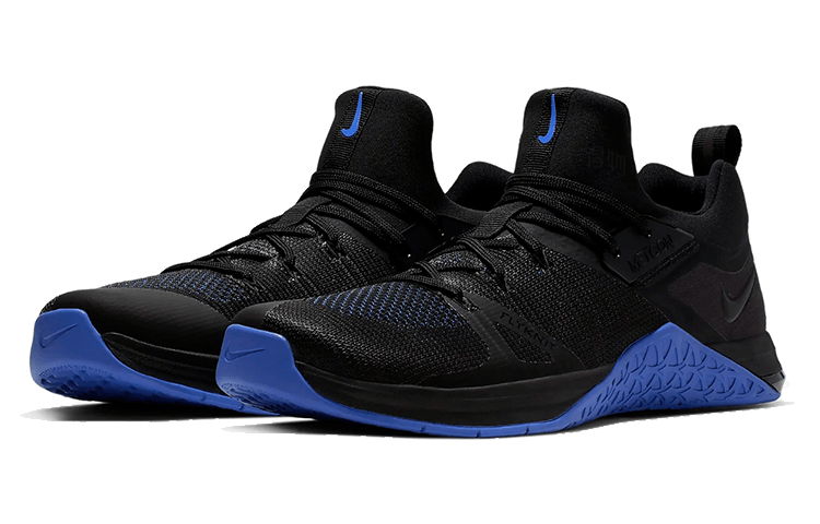 Nike Metcon Flyknit 3 Black Blue — фото 2