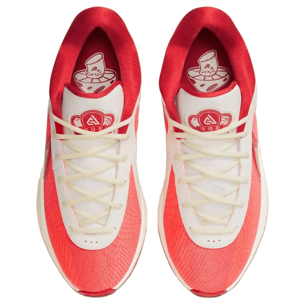 Nike Zoom Freak 6 White Red — фото 2