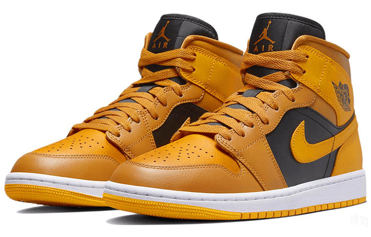 Jordan Air Jordan 1 Mid Orange Black — фото 2