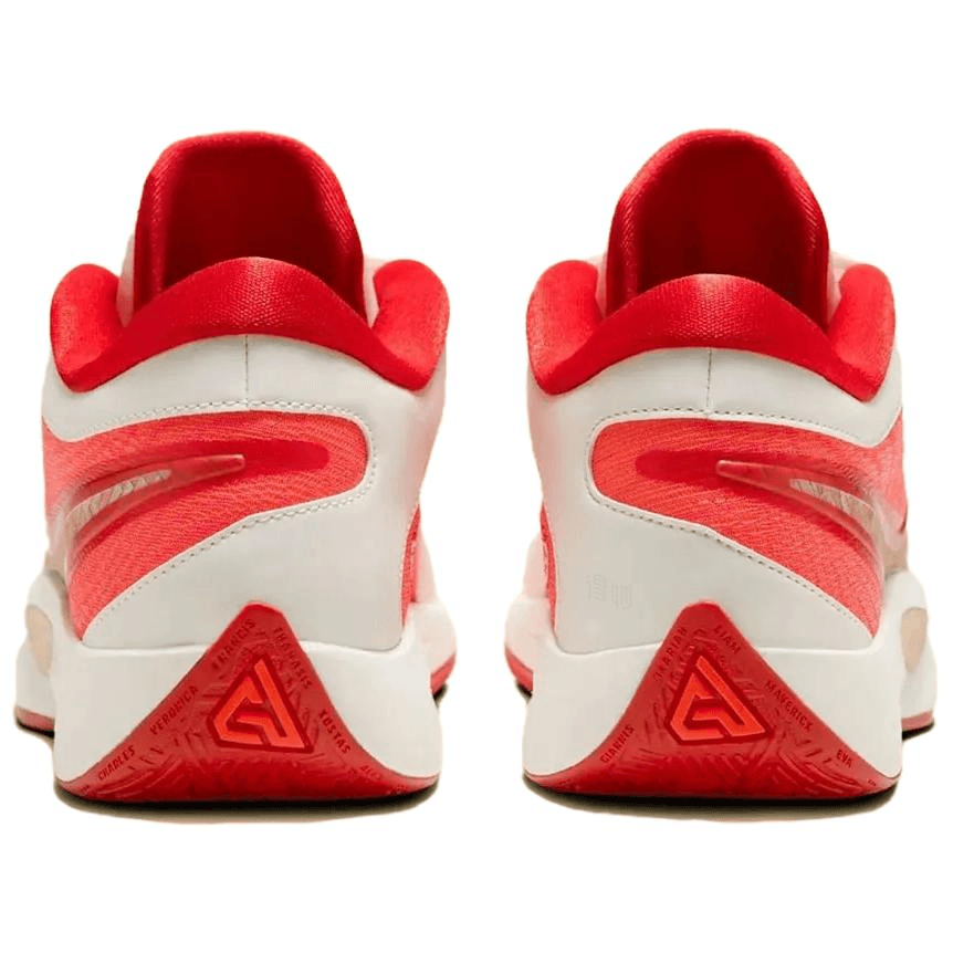 Nike Zoom Freak 6 White Red — фото 3