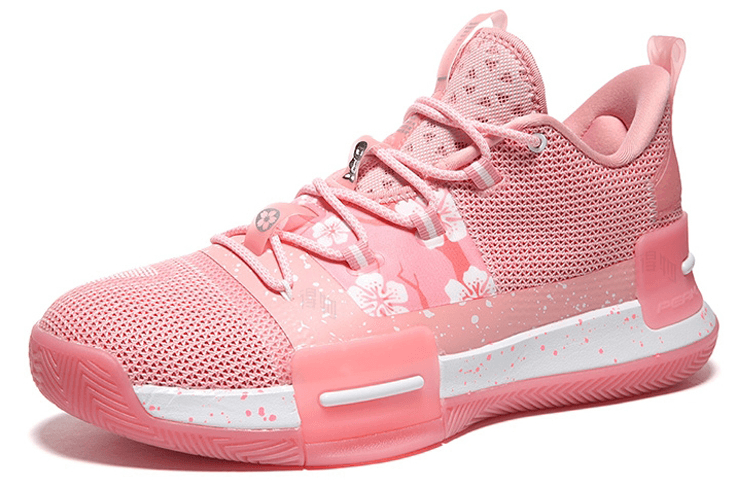 Peak Flash Valentine's Mid Basketball Shoes Women's Sakura Pink — фото 2