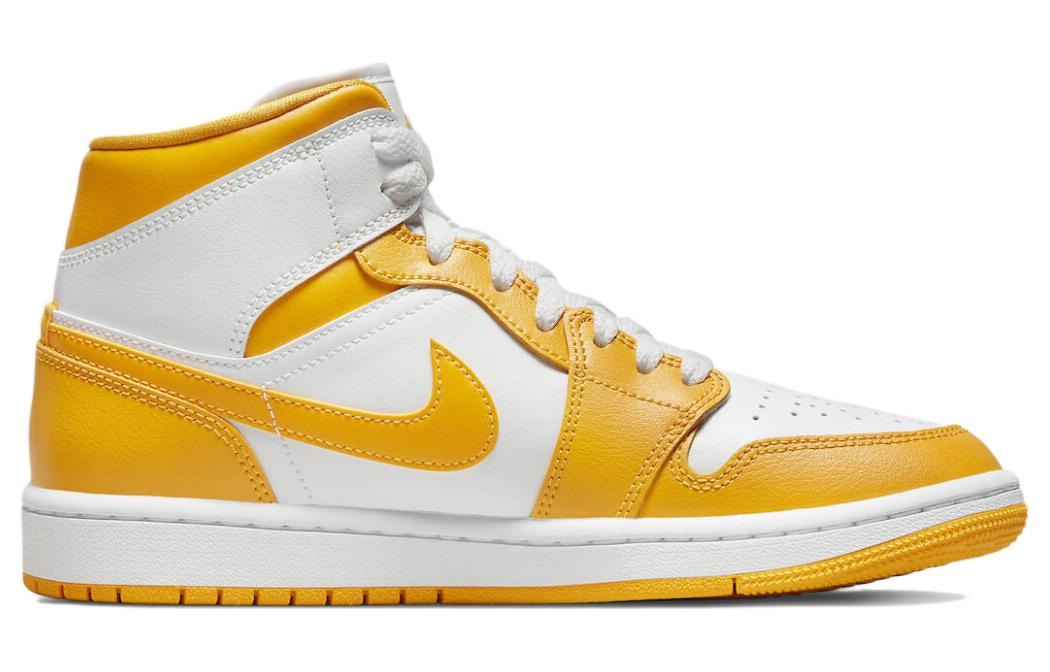 Jordan Air Jordan 1 Mid White Yellow — фото 1