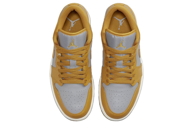 Jordan Air Jordan 1 Low Grey Yellow — фото 3