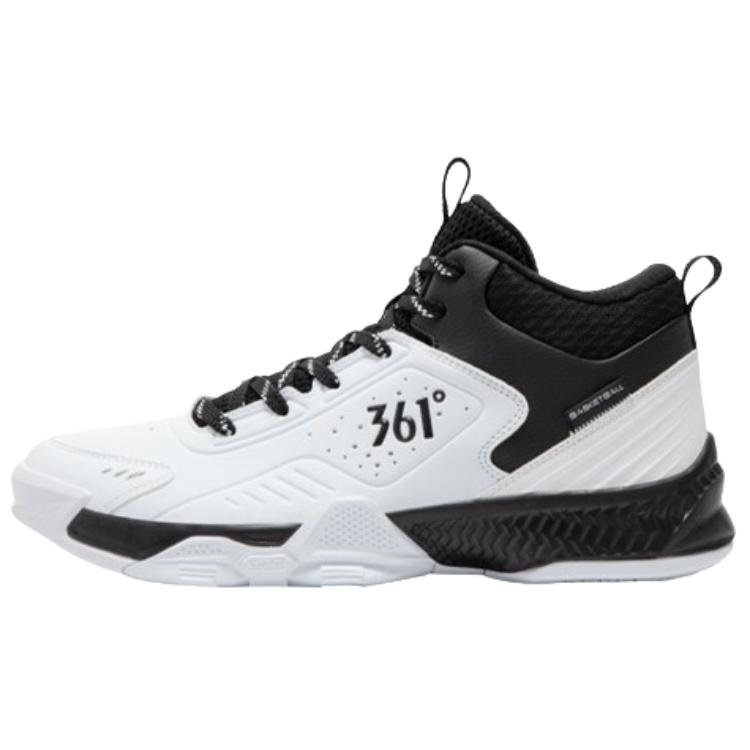 361° Basketball Shoes White Black