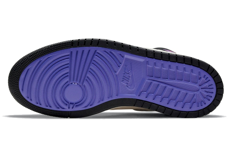 Jordan Retro High White Black Purple — фото 5