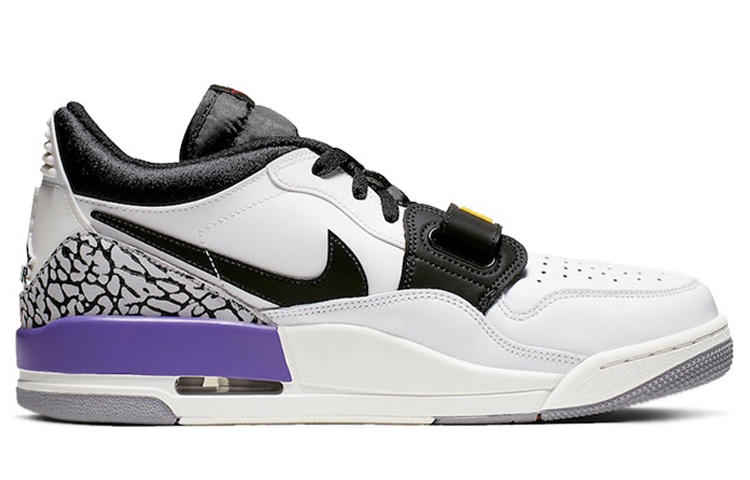 Jordan Legacy 312 Low White Yellow Purple — фото 1