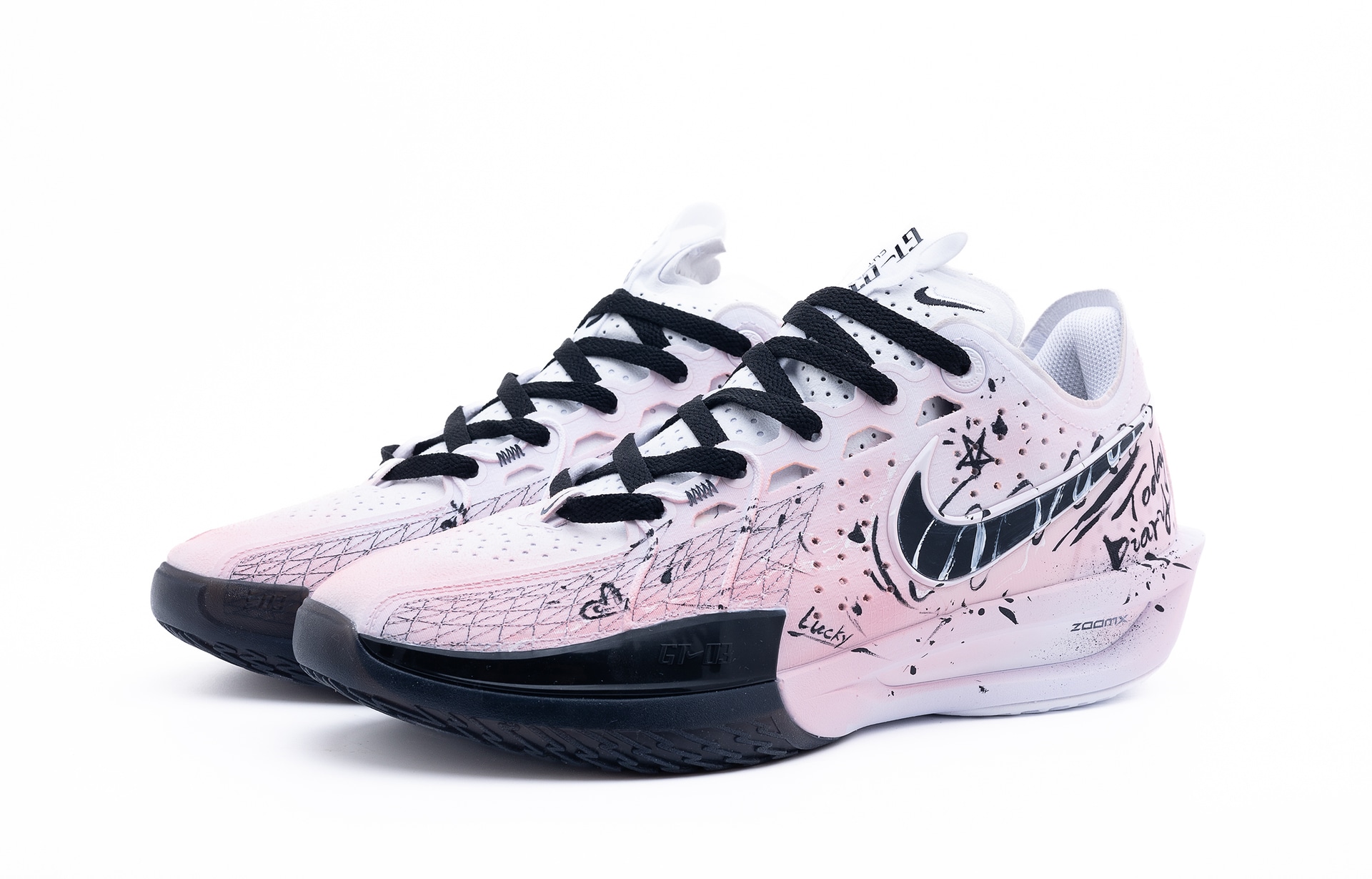 Nike Air Zoom G.T. Cut 3 Pink Lucky Day Gradient Heart — фото 2