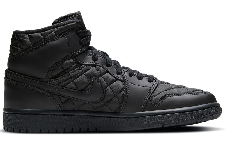 Jordan Air Jordan 1 Mid SE "Black Quilted" — фото 1