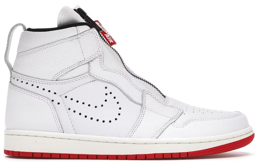 Jordan Air Jordan 1 High Zip White Red — фото 1