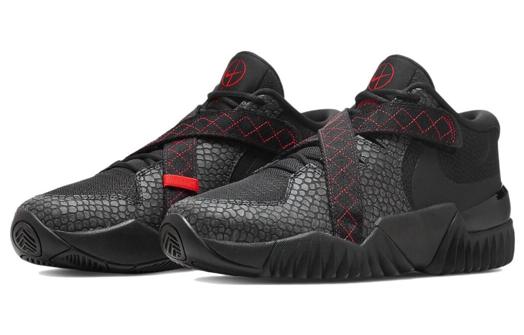 Nike Zoom Court Dragon Low Black Red — фото 2