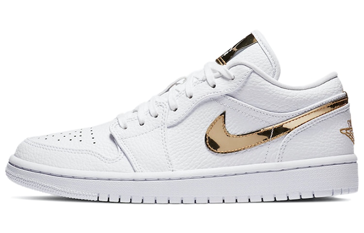Jordan Air Jordan 1 Low White Gold