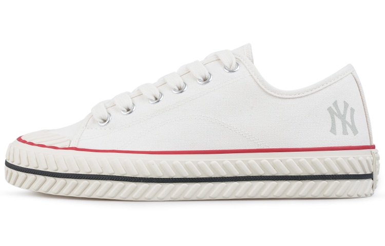 MLB Classic Low Canvas White