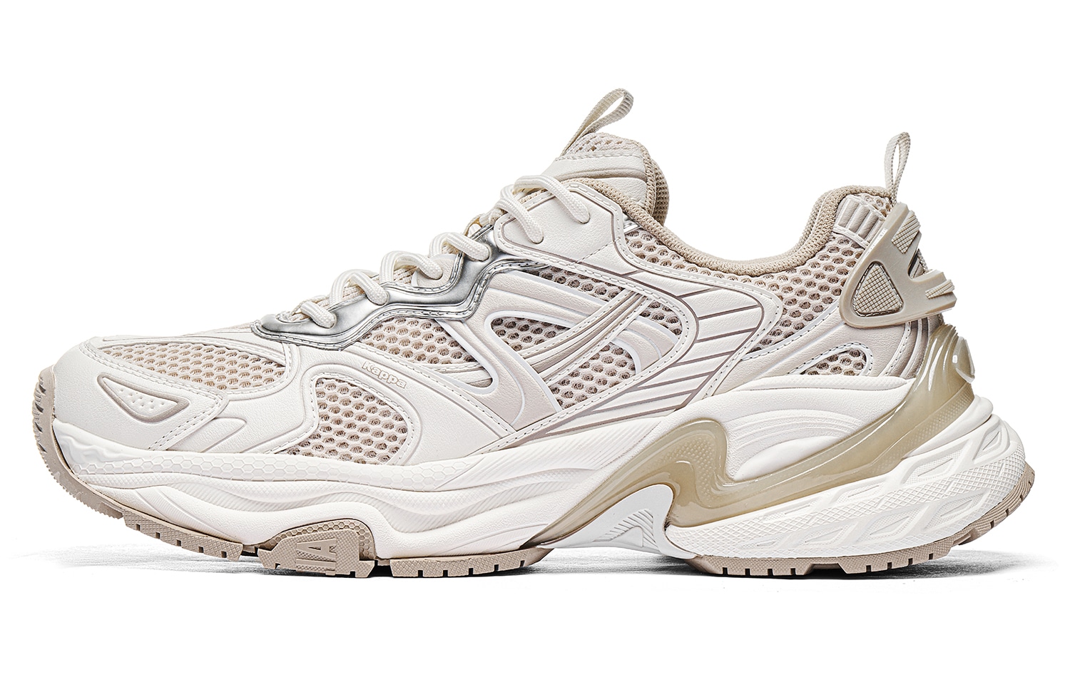 Kappa/卡帕 Kappa Retro Dad Sneakers White Brown