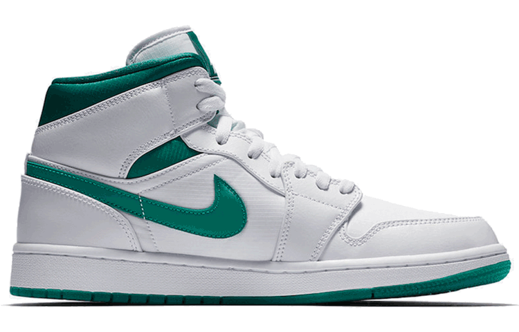 Jordan Air Jordan 1 Mid White Mystic Green — фото 1