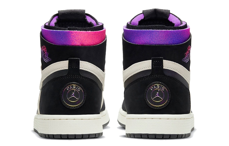 Jordan Retro High White Black Purple — фото 4