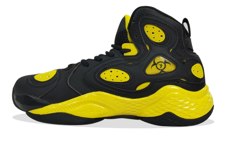 361° Basketball Shoes Black Yellow