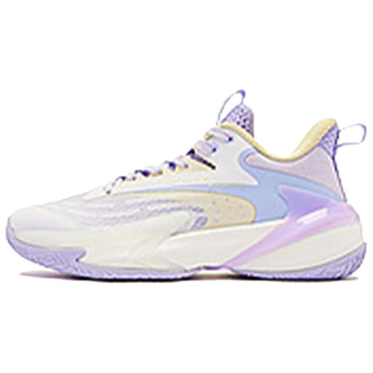 乔丹 Jordan Low Basketball Shoes Women's Purple White Yellow