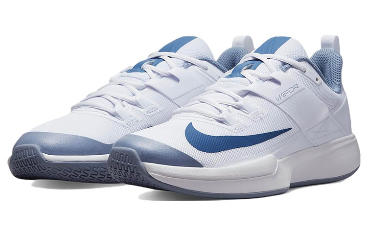 Nike Court Vapor HC White Blue — фото 2