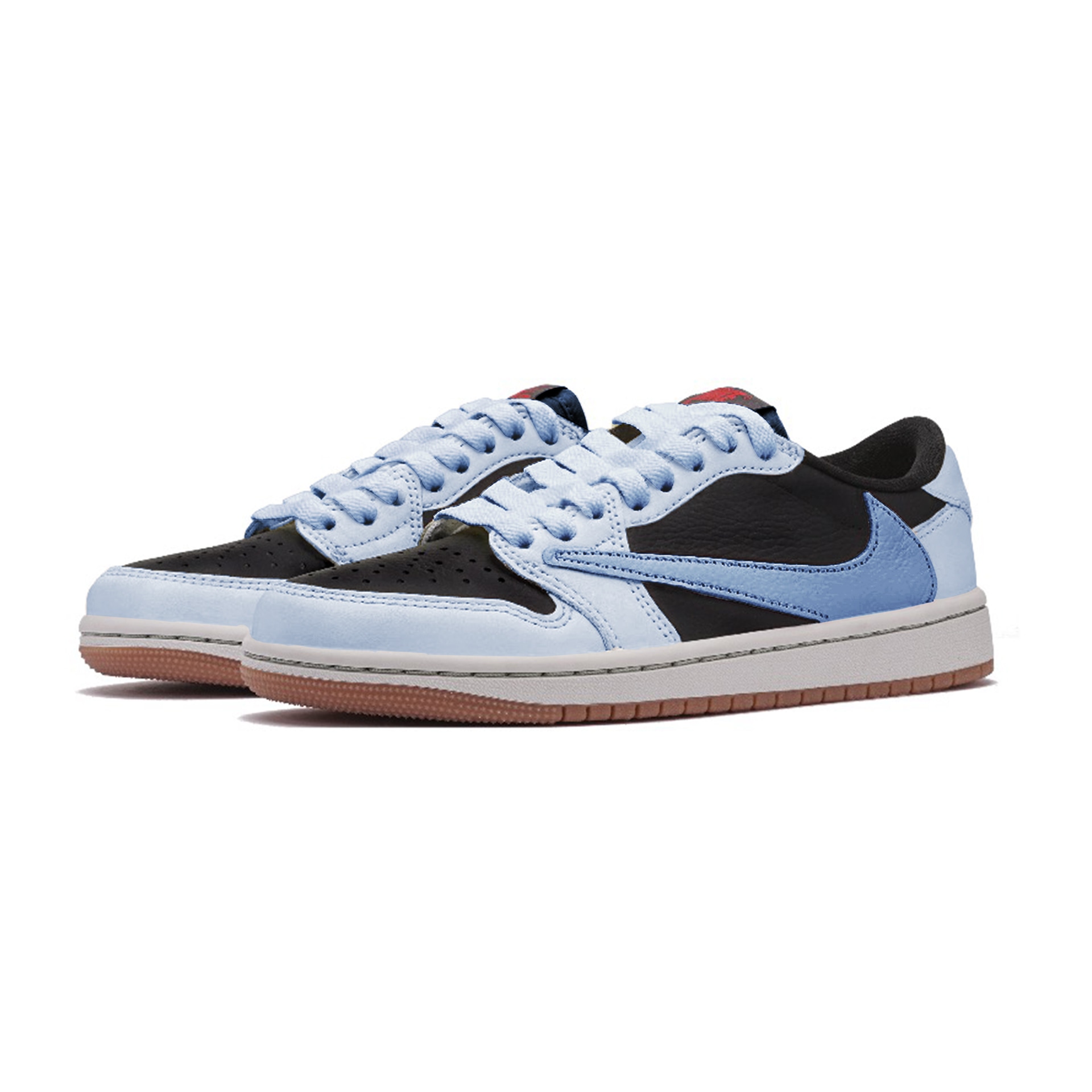 Jordan Travis Scott x Air Jordan 1 Low "Blue Black" — фото 2