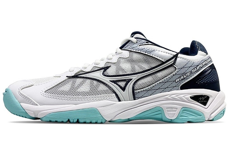 Mizuno Wave Supersonic White Grey Sky Blue