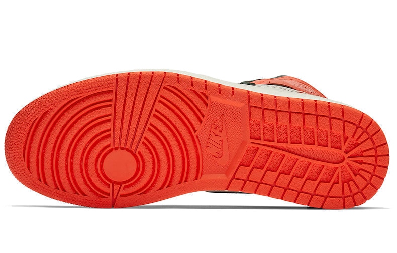 Jordan SoleFly x Air Jordan 1 Retro High OG Orange — фото 5