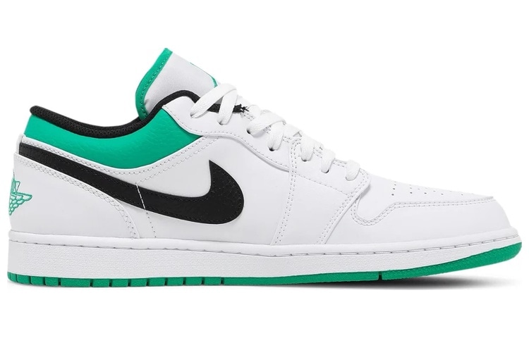 Jordan Air Jordan 1 Low White Green — фото 1
