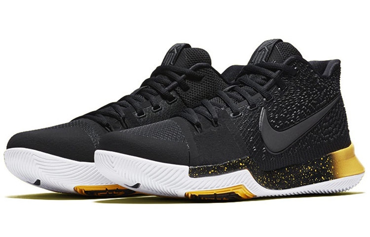 Nike Kyrie 3 Black Yellow — фото 2