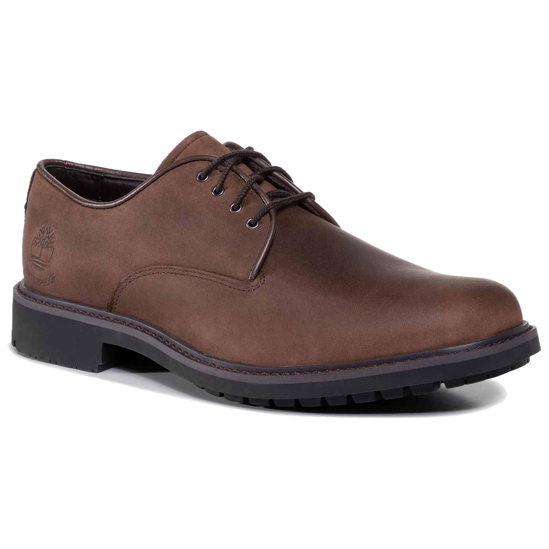 Timberland Stormbucks Leather Dress Shoes Brown — фото 2