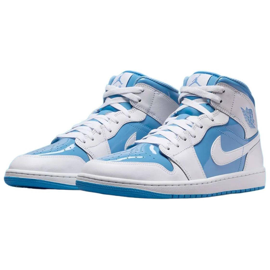 Jordan Air Jordan 1 Mid White Blue — фото 2